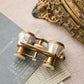 Vintage Brass Handled Opera Glasses with Mother of Pearl Details