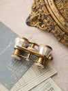 Vintage Brass Handled Opera Glasses with Mother of Pearl Details