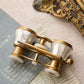 Vintage Brass Handled Opera Glasses with Mother of Pearl Details