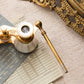 Vintage Brass Handled Opera Glasses with Mother of Pearl Details