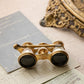 Vintage Brass Handled Opera Glasses with Mother of Pearl Details