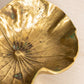 Vintage Small Brass Lily Pad Trinket Dish