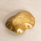 Vintage Small Brass Lily Pad Trinket Dish