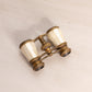 Vintage Brass Opera Glasses with Mother of Pearl Details