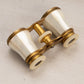 Vintage Brass Opera Glasses with Mother of Pearl Details