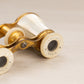 Vintage Brass Opera Glasses with Mother of Pearl Details