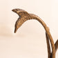 Vintage Brass Tone Hummingbird Trinket Dish
