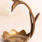 Vintage Brass Tone Hummingbird Trinket Dish