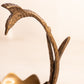 Vintage Brass Tone Hummingbird Trinket Dish