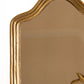 Vintage Brass Vertical Standing Mirror with Bird Details