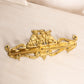 Vintage Brass Wall Hanging Bulldog Pipe Holder