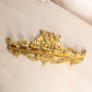 Vintage Brass Wall Hanging Bulldog Pipe Holder