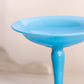 Vintage Cambridge Glass Azurite Blue Milk Glass Compote