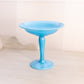 Vintage Cambridge Glass Azurite Blue Milk Glass Compote