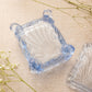 Vintage Cambridge Glass Caprice Lidded Cigarette Box