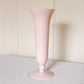 Vintage Cambridge Glass Crown Tuscan Pink Milk Glass Vase