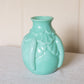 Vintage Christallerie Lorraine Alsace CLA France Mint Green Glass Vase
