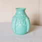 Vintage Christallerie Lorraine Alsace CLA France Mint Green Glass Vase