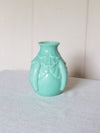 Vintage Christallerie Lorraine Alsace CLA France Mint Green Glass Vase