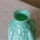 Vintage Christallerie Lorraine Alsace CLA France Mint Green Glass Vase