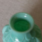 Vintage Christallerie Lorraine Alsace CLA France Mint Green Glass Vase