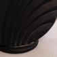 Vintage Circular Black Glass Perfume Bottle Atomizer