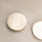Vintage Circular White Ceramic & Metal Floral Lidded Jar