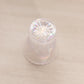Vintage Clear Iridescent Glass Toothpick Holder with Diamond Designs