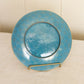 Vintage Cloisonné-Style Enamel-on-Brass Metal Floral Bird Plate