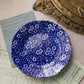 Vintage Crowford China Co Calico Floral Plate Made in England