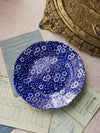Vintage Crowford China Co Calico Floral Plate Made in England