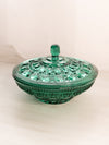Vintage Dark Green Windsor Lidded Dish