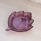 Vintage Dark Purple Leaf Dish