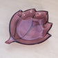Vintage Dark Purple Leaf Dish