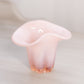 Vintage Duncan & Miller Small Pink Opalescent Glass Canterbury Vase