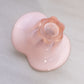Vintage Duncan & Miller Small Pink Opalescent Glass Canterbury Vase