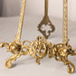 Extra Large Brass Easel with Ornate Designs