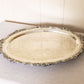 Vintage Extra Large Silver Plate By Poole Footed Handled Tray