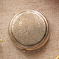 Vintage Extra Small Etched Silver Tone Pill Box