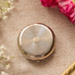 Vintage Extra Small Etched Silver Tone Pill Box