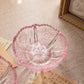 Vintage Extra Small LE Smith Pink Glass Thistle Bowls (Set of 2)