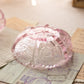 Vintage Extra Small LE Smith Pink Glass Thistle Bowls (Set of 2)