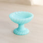 Vintage Extra Small Mini Light Blue Milk Glass Compote Dish