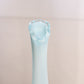 Vintage Fenton Blue Opalescent Glass Footed Lily of The Valley Vase