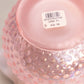 Vintage Fenton Circular Pink Iridescent Opalescent Glass Hobnail Vase