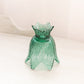 Vintage Fenton Dark Green Glass 2-Way Floral Candleholder