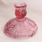 Vintage Fenton Dusty Rose Pink Glass Beauty Short Candlestick