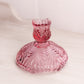 Vintage Fenton Dusty Rose Pink Glass Beauty Short Candlestick
