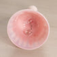 Vintage Fenton Fabergé Pink & White Rosalene Glass Bell