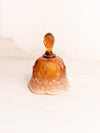 Vintage Fenton Glass Amber Opalescent Lily of The Valley Bell